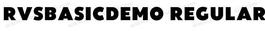 RVSBasicDemo Regular字体转换